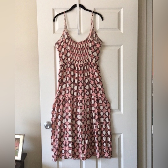 LOFT Ikat Print Maxi Dress (Size: 12) NWT - Picture 6 of 15